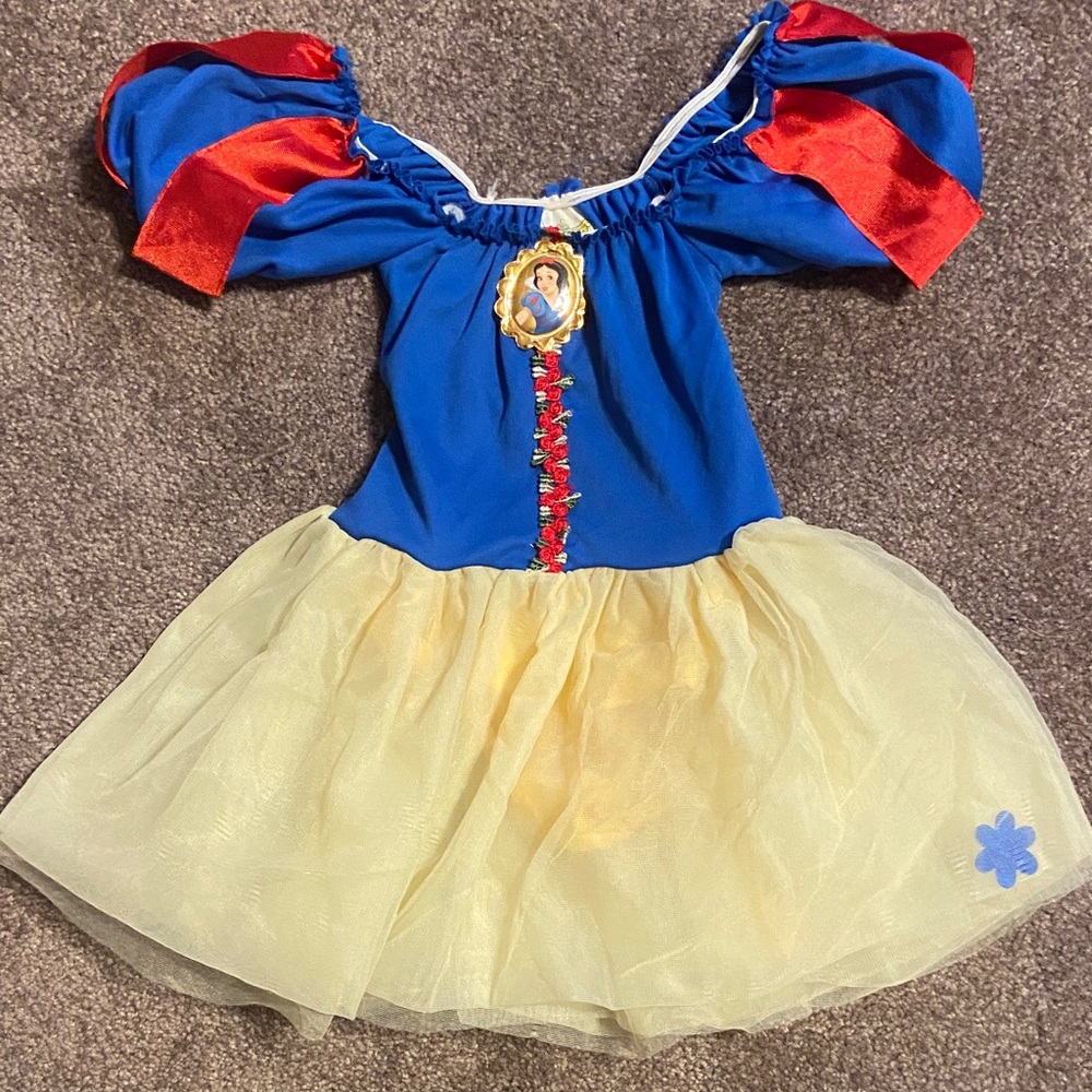 Disney Infant Snow White Dress Halloween Costume Size 12-18 Months